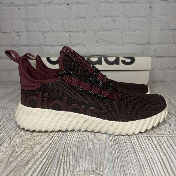 Adidas Kaptir 3.0 Running Shoes Men’s 11 Burgundy IF1614 Course A Pied New - Picture 1 of 9